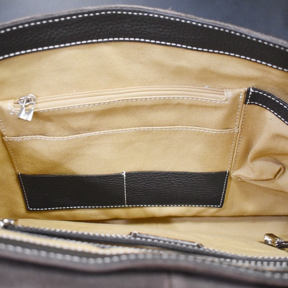 Lambertson Truex Leather Messenger Bag NWOT - Picture 14 of 16